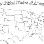 Blank Printable Map Of The United States And Canada Best Pertaining To United States Map Template Blank