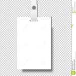 Blank Realistic Identity Card Badge With Ribbon Mockup Cover Regarding Blank Suitcase Template