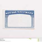 Blank Social Security Card Stock Image. Image Of Document Regarding Blank Social Security Card Template