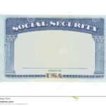 Blank Social Security Card Template Download – Great Intended For Blank Social Security Card Template Download