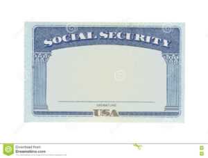Blank Social Security Card Template Download - Great intended for Blank Social Security Card Template Download