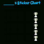 Blank Sticker Chart | Templates At Allbusinesstemplates With Blank Reward Chart Template