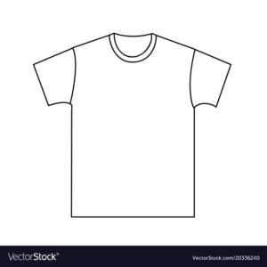 Blank T Shirt Template In Blank Tee Shirt Template - Best Professional ...