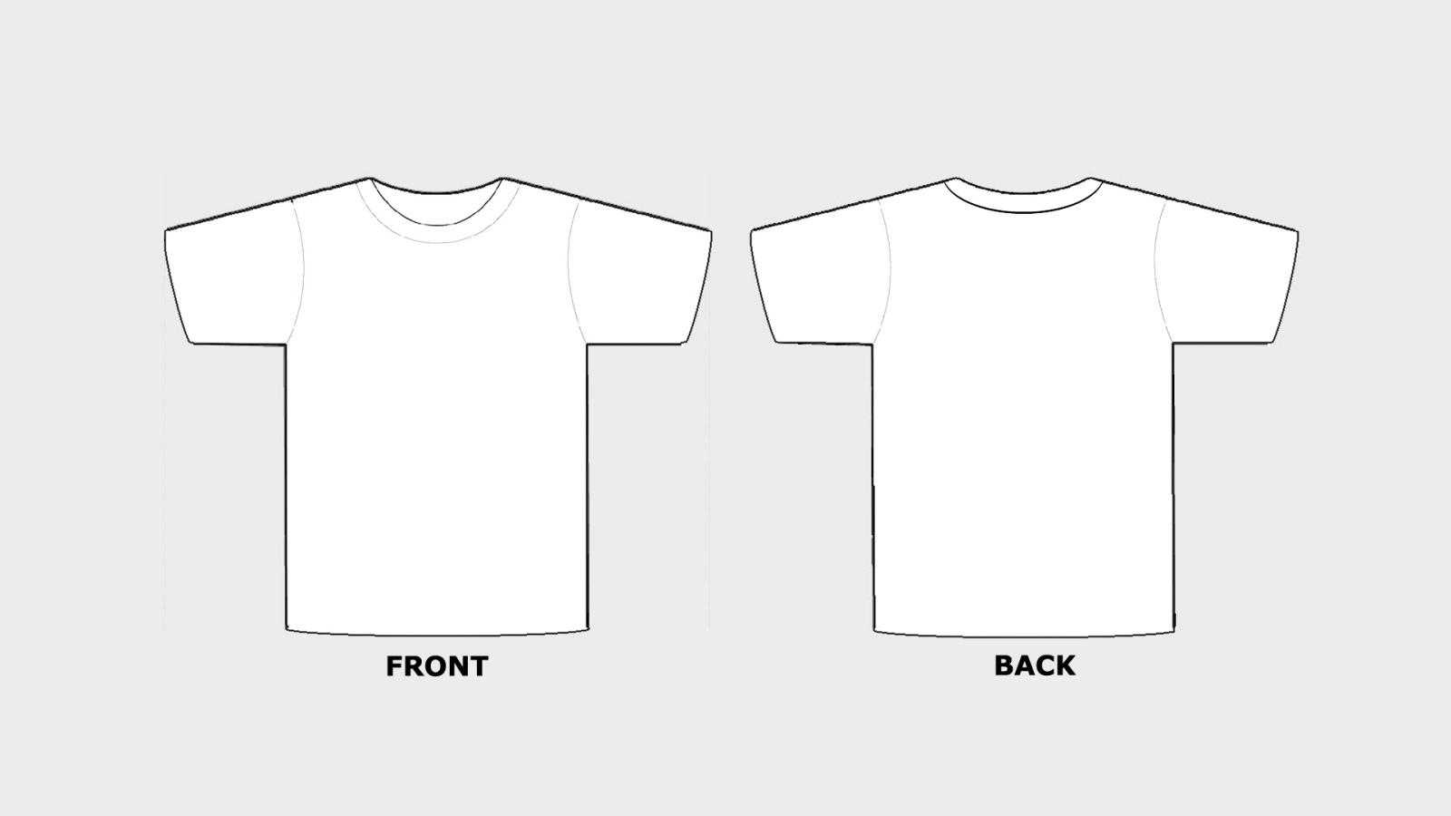 Blank T Shirt Worksheet | Printable Worksheets And Throughout Blank Tshirt Template Printable