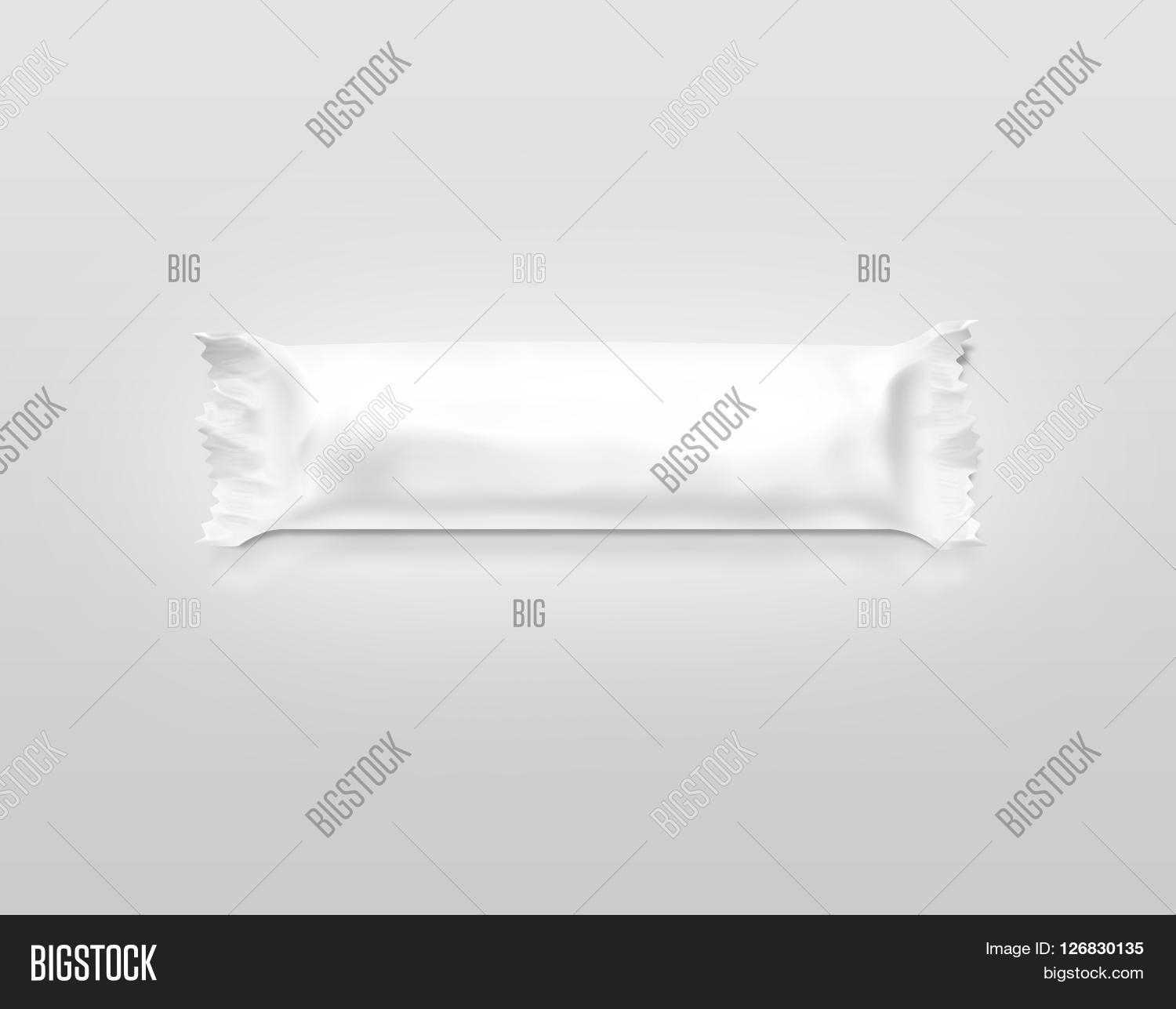 Blank White Candy Bar Image & Photo (Free Trial) | Bigstock With Blank Candy Bar Wrapper Template