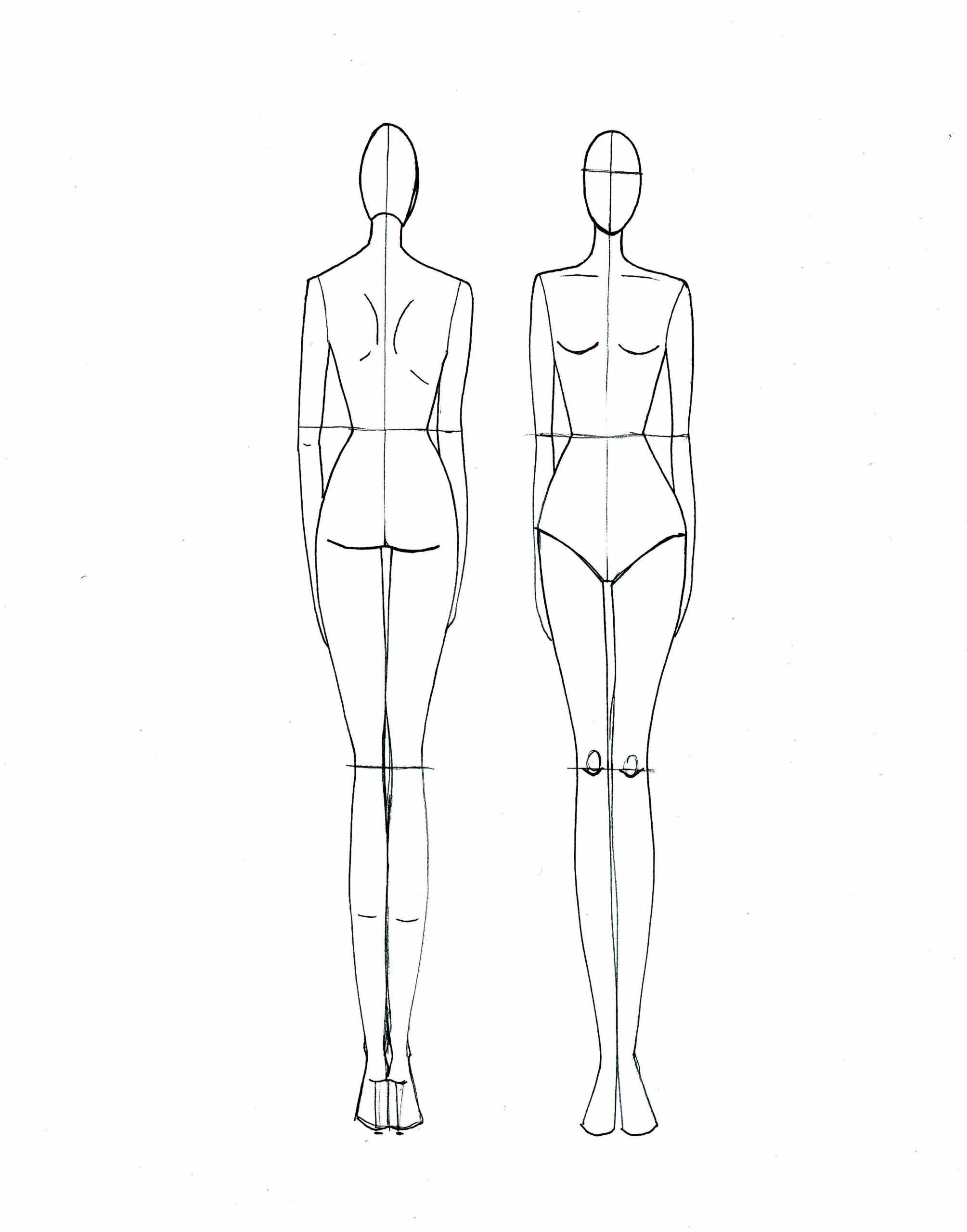 Body Sketch Template At Paintingvalley | Explore With Regard To Blank Model Sketch Template