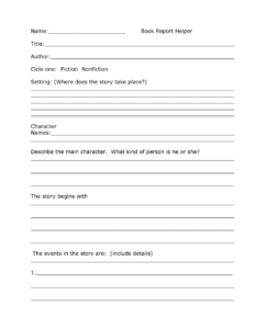 Book Report Templates For You ✍️ | Bookwormlab regarding One Page Book Report Template