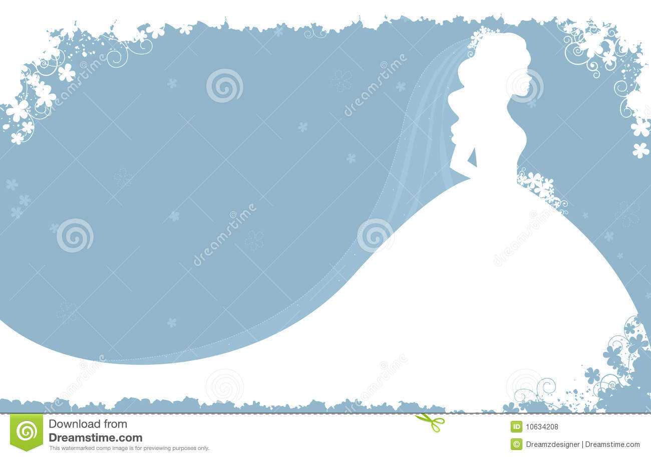 Bridal Shower Invitation Stock Vector. Illustration Of For Blank Bridal Shower Invitations Templates