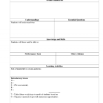 Briliant Blank Ubd Lesson Plan Template 22 Images Of Blank With Regard To Blank Unit Lesson Plan Template
