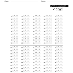 Bubble Answer Sheet 1 100 – Fill Online, Printable, Fillable Throughout Blank Answer Sheet Template 1 100