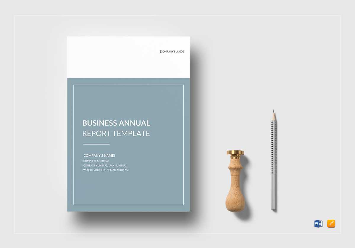 Business Annual Report Template Pertaining To Word Annual Report Template