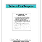 Business Plan Template Free Printable Small Word Document Pertaining To Business Plan Template Free Word Document