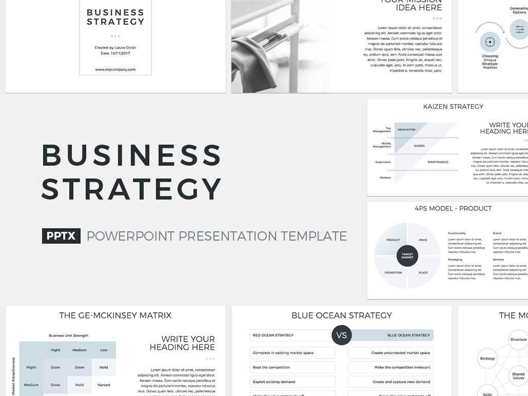Business Strategy Presentation Templatejetz Templates On With Regard To Strategic Management Report Template