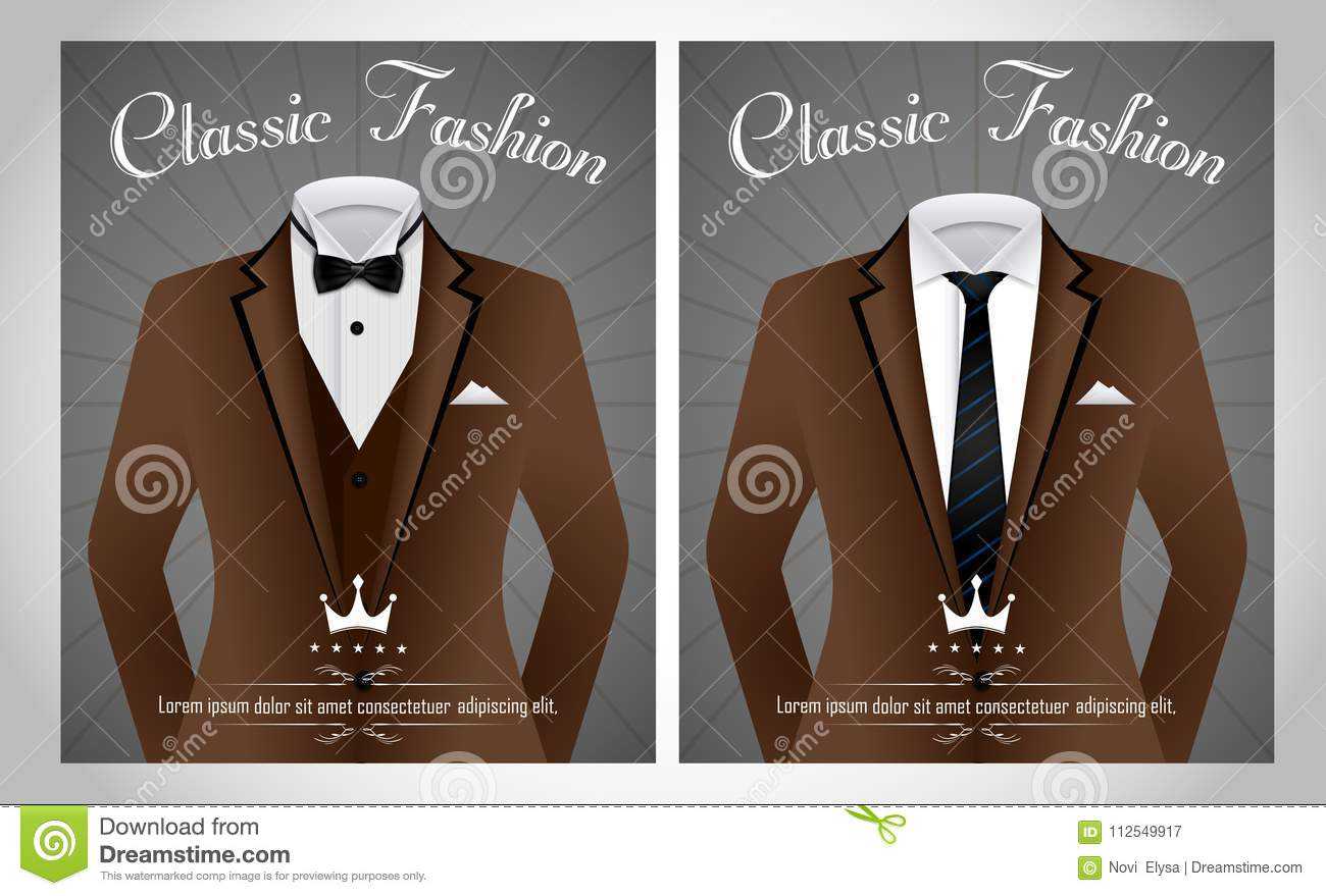 Business Suit Template With Black Tie And White Shirt Banner With Regard To Tie Banner Template