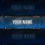 Call Of Duty Youtube Banner Template – Free Download (Psd Regarding Youtube Banners Template