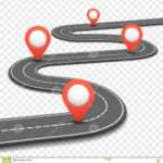 Car Road, Street, Highway Business Roadmap Infographics Throughout Blank Road Map Template