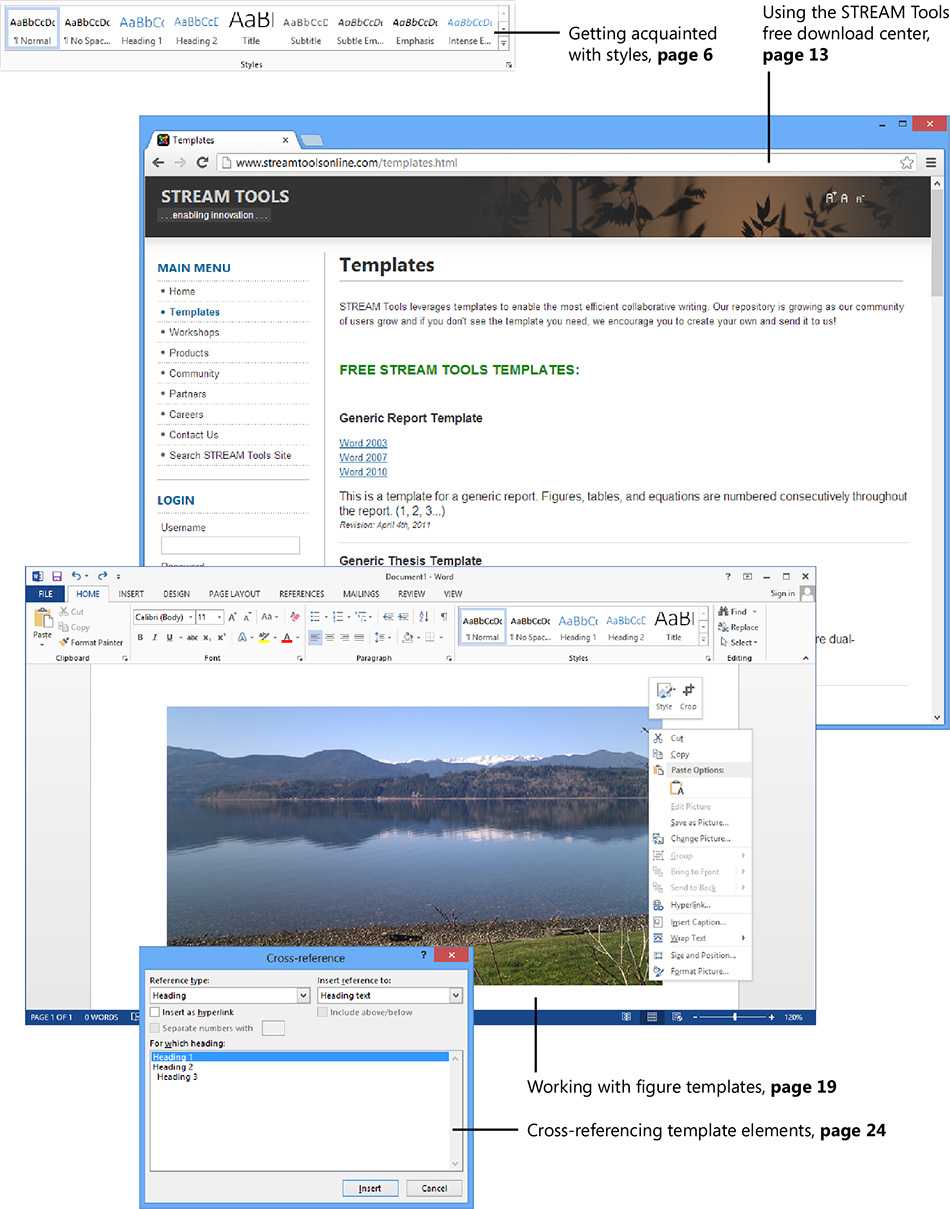 Chapter 1. Using Templates In Word 2013 – Creating Research Throughout Creating Word Templates 2013