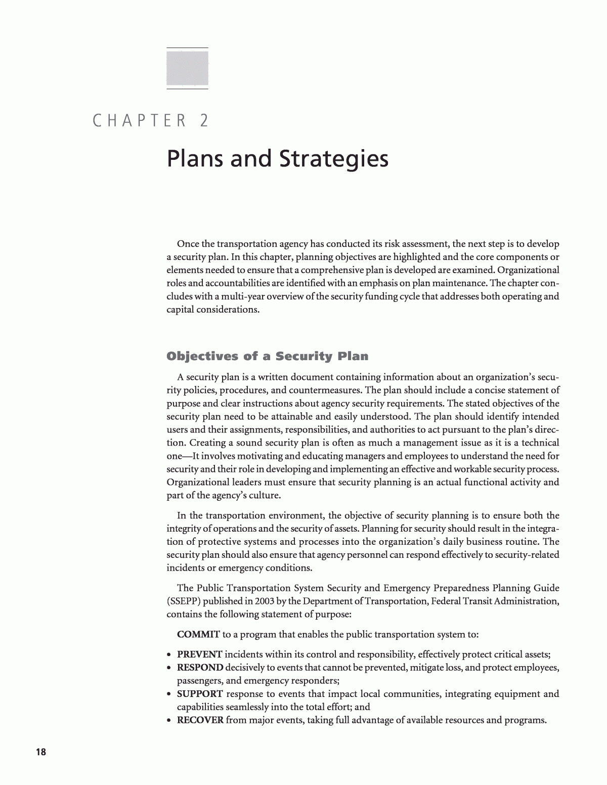 Chapter 2 – Plans And Strategies | Security 101: A Physical With Physical Security Report Template