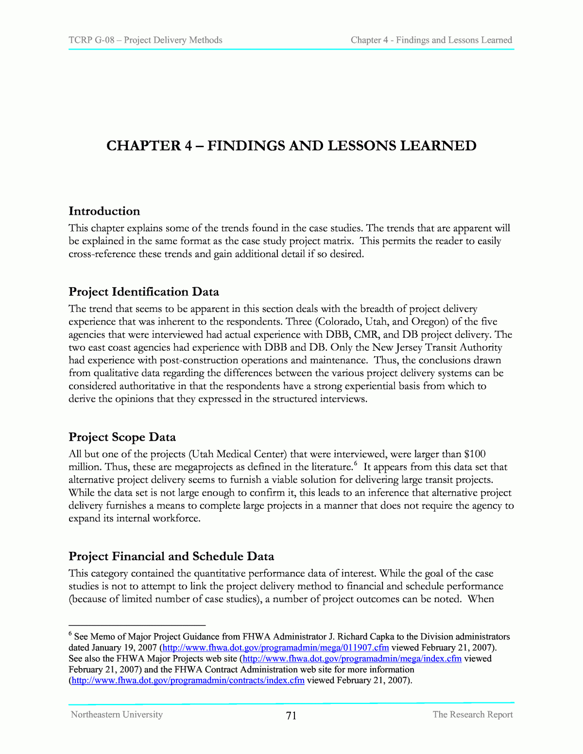 Chapter 4 Findings And Lessons Learned | Evaluation Of With Regard To Lessons Learnt Report Template