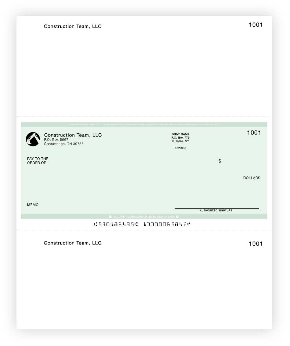Checkeeper | Online Check Printing Software Pertaining To Blank Business Check Template