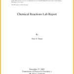 Chemistry Lab Report Template Word – Heartwork For Lab Report Template Word