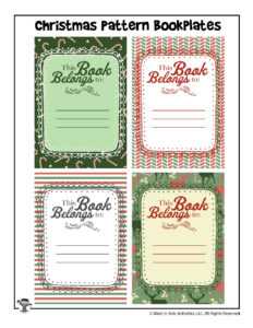 Christmas Gift Printable Bookplates | Woo! Jr. Kids Activities inside Bookplate Templates For Word