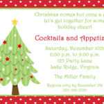 Christmas Party Invitation Templates Free Word Wedding Throughout Free Christmas Invitation Templates For Word