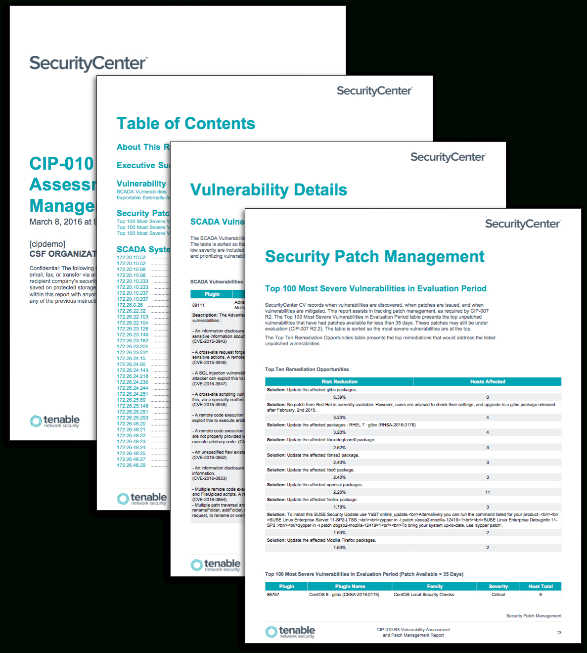 Cip 010 R3 Vulnerability Assessment And Patch Management For Reliability Report Template