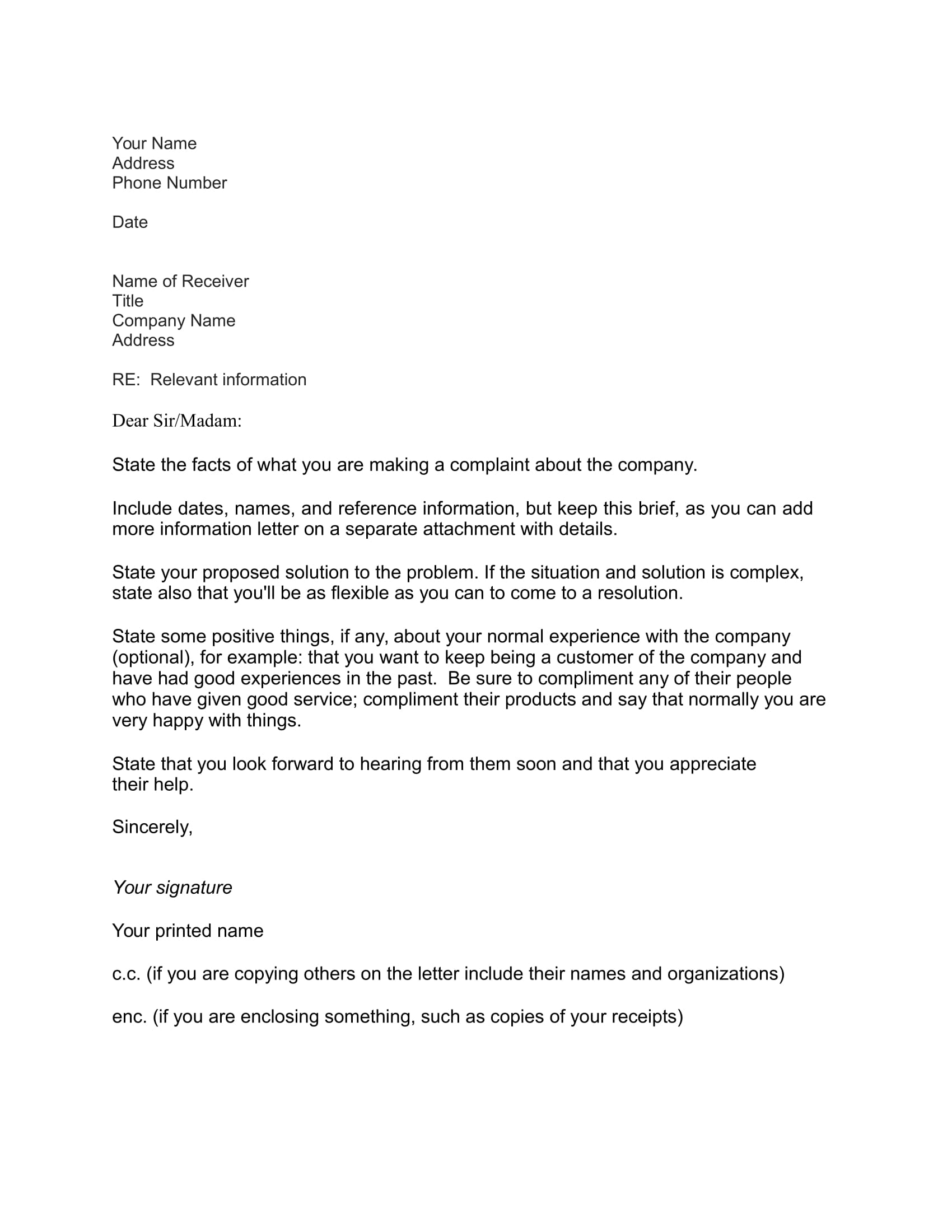 Claims Letter Sample – Karan.ald2014 Intended For Microsoft Word Business Letter Template