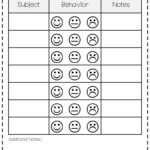 Classroom Behavior – Mrs. Wills Kindergarten For Daily Behavior Report Template