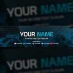 Clean Youtube Banner Template – Tristan Nelson Throughout Youtube Banners Template