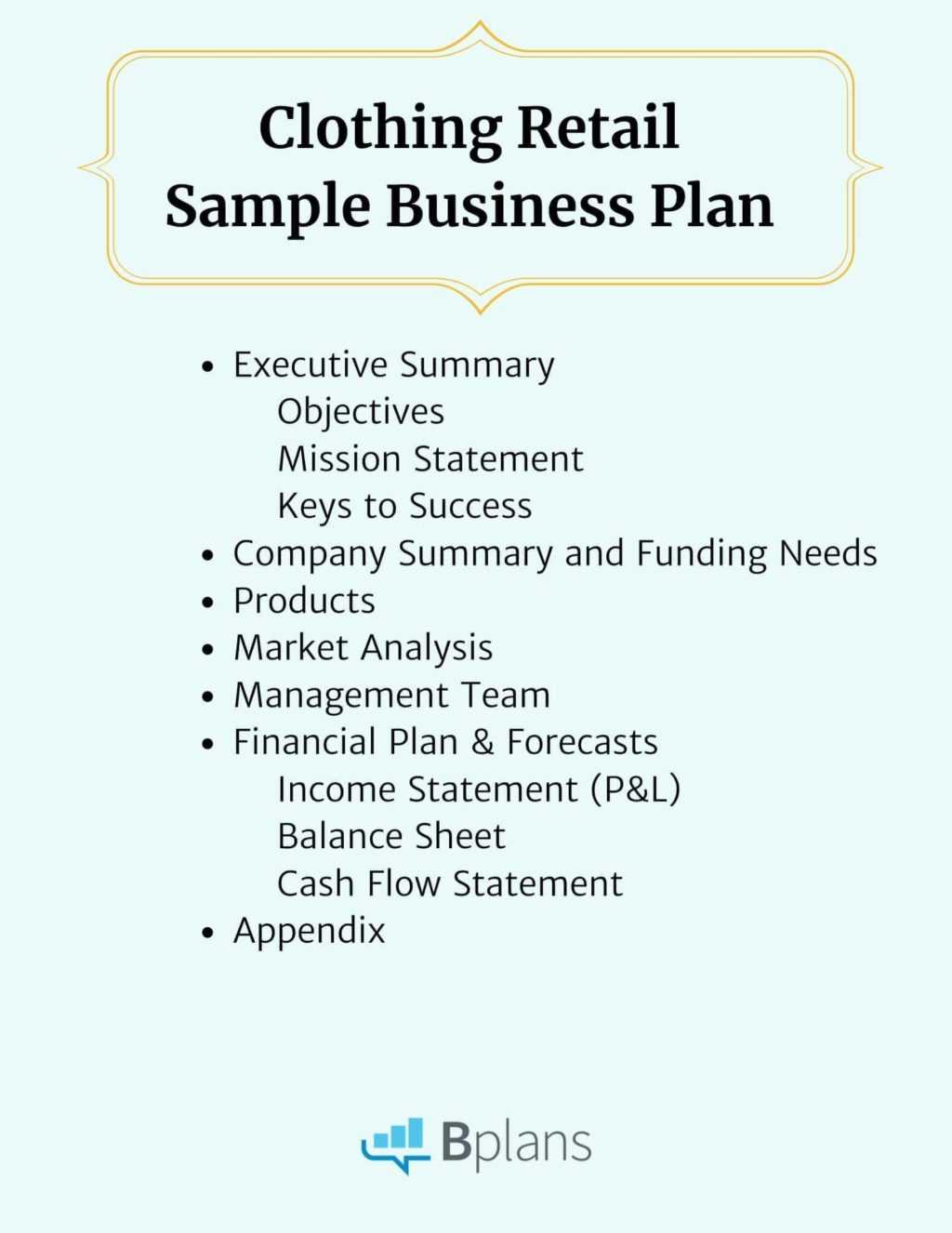 Clothing Retail Sample Business Plan | Bplans Regarding Business Plan Template Free Word Document