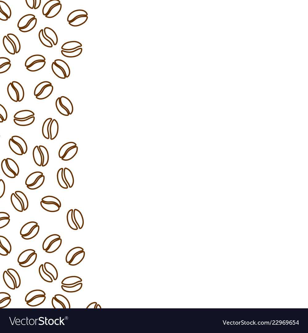 Coffee Beans Ad Banner Template Blank Background In Blank Food Web Template