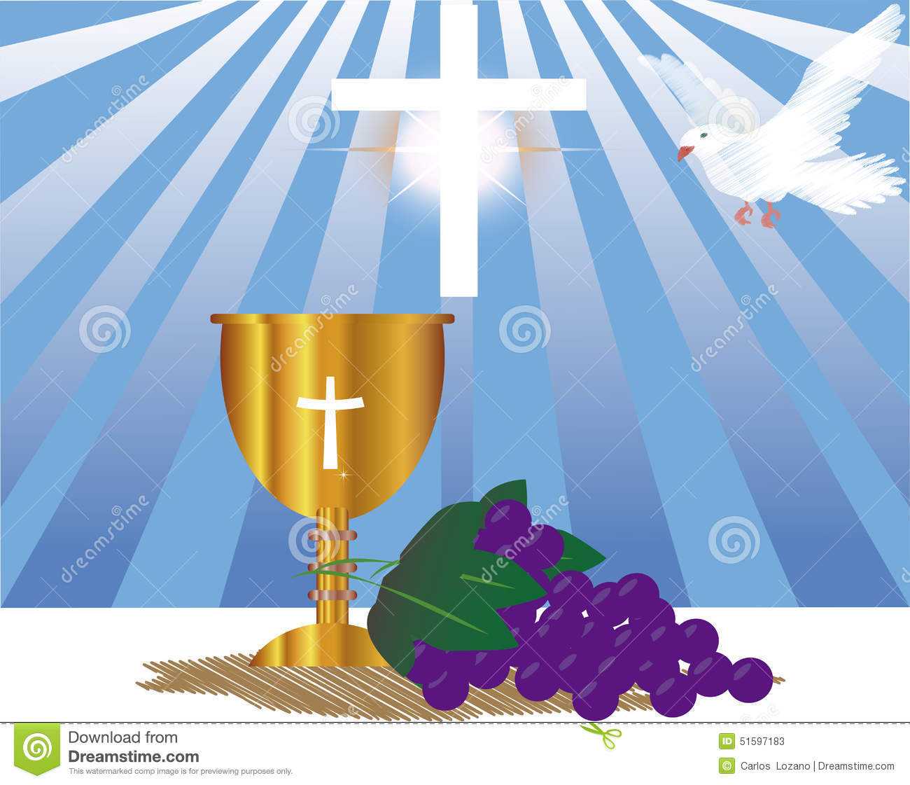 Communion Card Template Stock Illustration. Illustration Of Pertaining To First Holy Communion Banner Templates