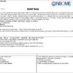 Completed Esoap Note Sample — Nbome In Soap Report Template