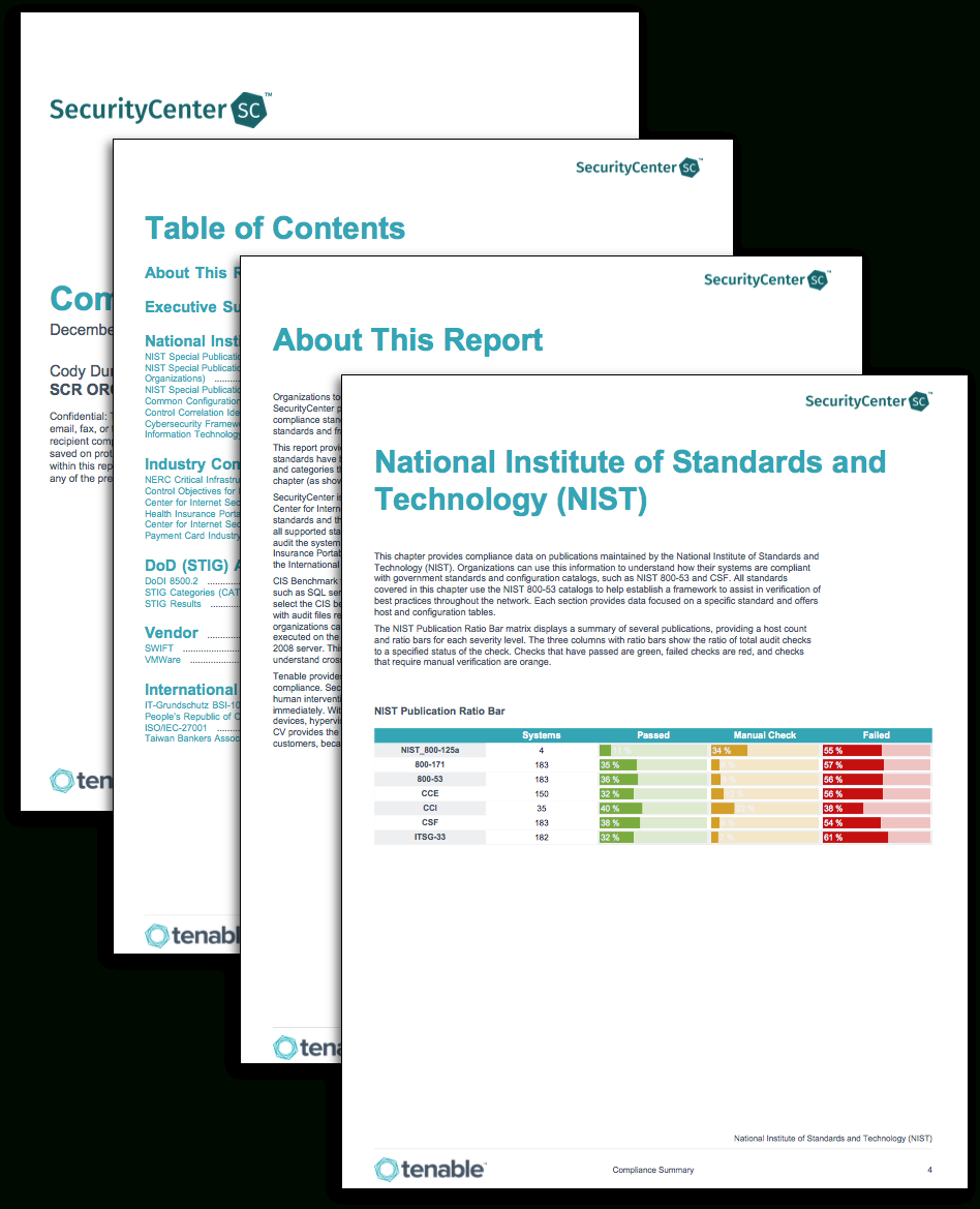 Compliance Summary Report – Sc Report Template | Tenable® With Regard To Compliance Monitoring Report Template