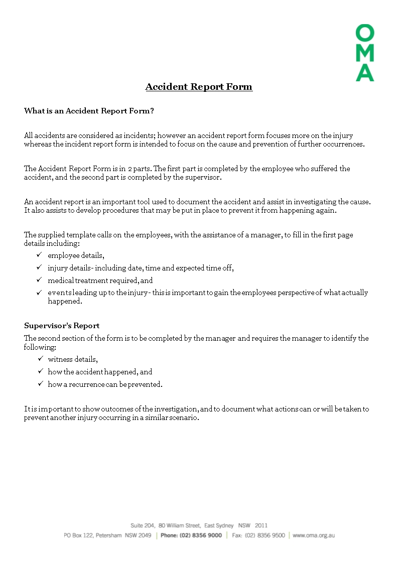 Construction Job Site Incident Report Form | Templates At Inside Incident Report Form Template Qld