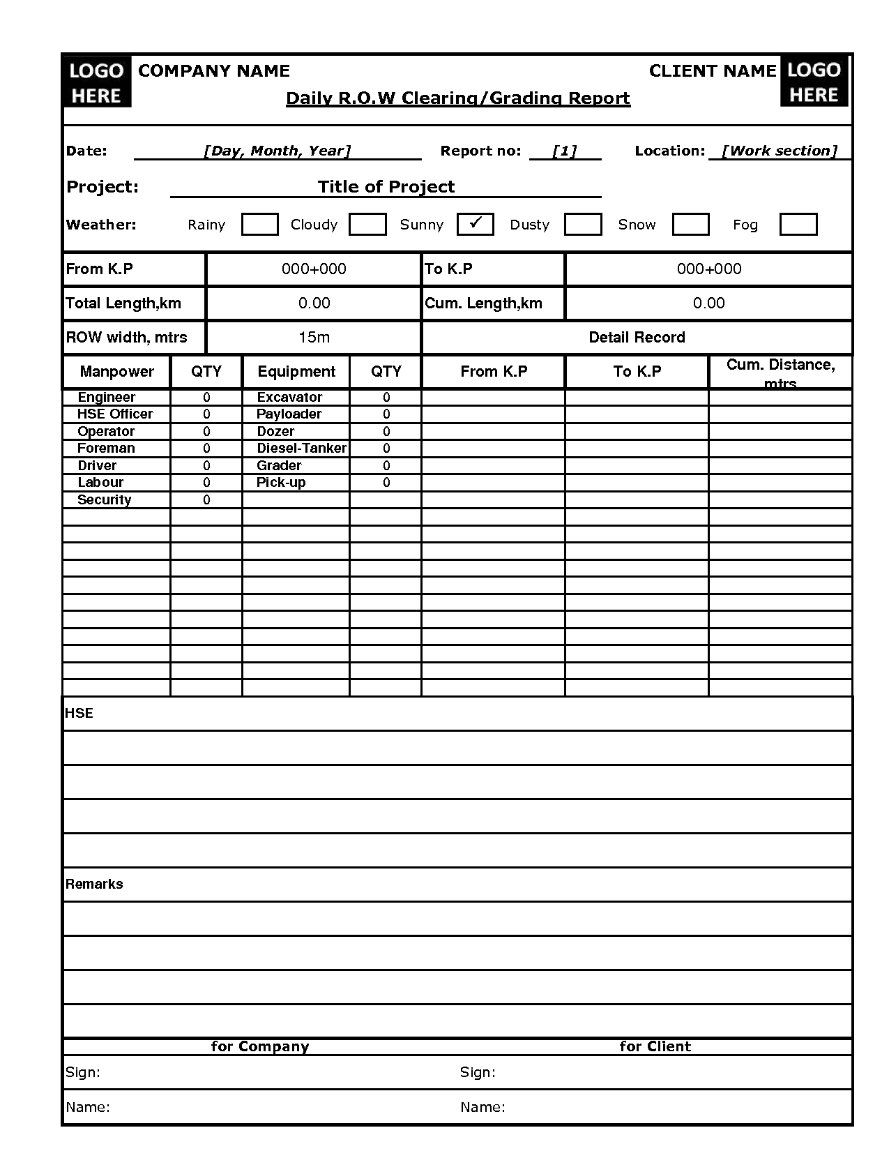 Construction Project Progress Report Template And Daily With Progress Report Template For Construction Project