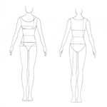 Contoh Soal Dan Materi Pelajaran 5: Fashion Model Outline Pertaining To Blank Model Sketch Template