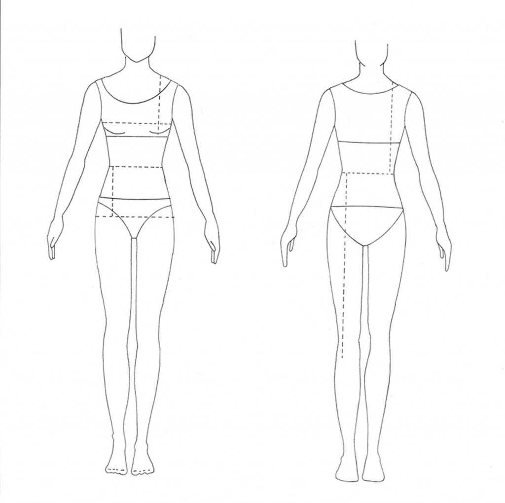 Contoh Soal Dan Materi Pelajaran 5: Fashion Model Outline Pertaining To Blank Model Sketch Template