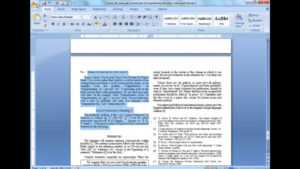 Convert A Paper Into Ieee - Quick Conversion Guide with regard to Ieee Template Word 2007