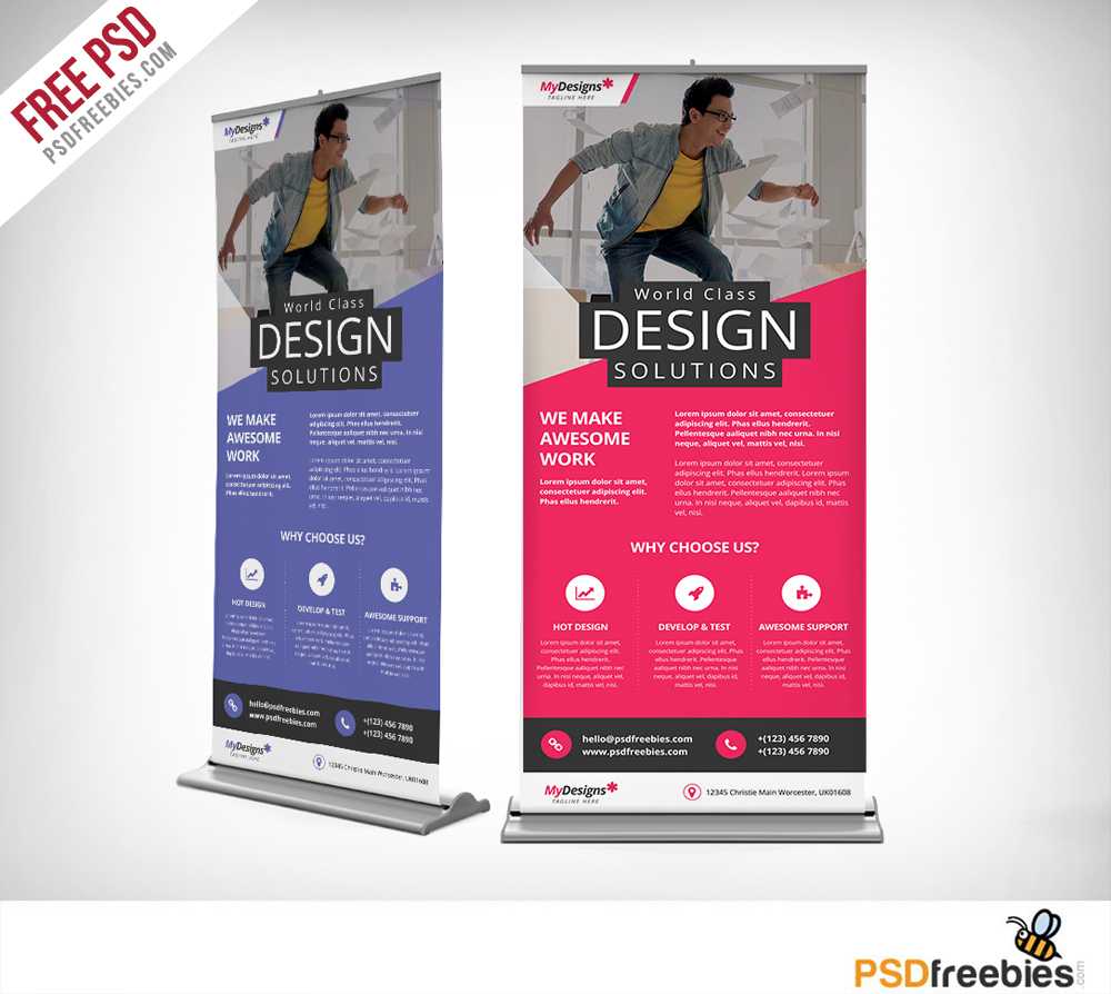 Corporate Outdoor Roll Up Banner Free Psd | Psdfreebies Pertaining To Outdoor Banner Template
