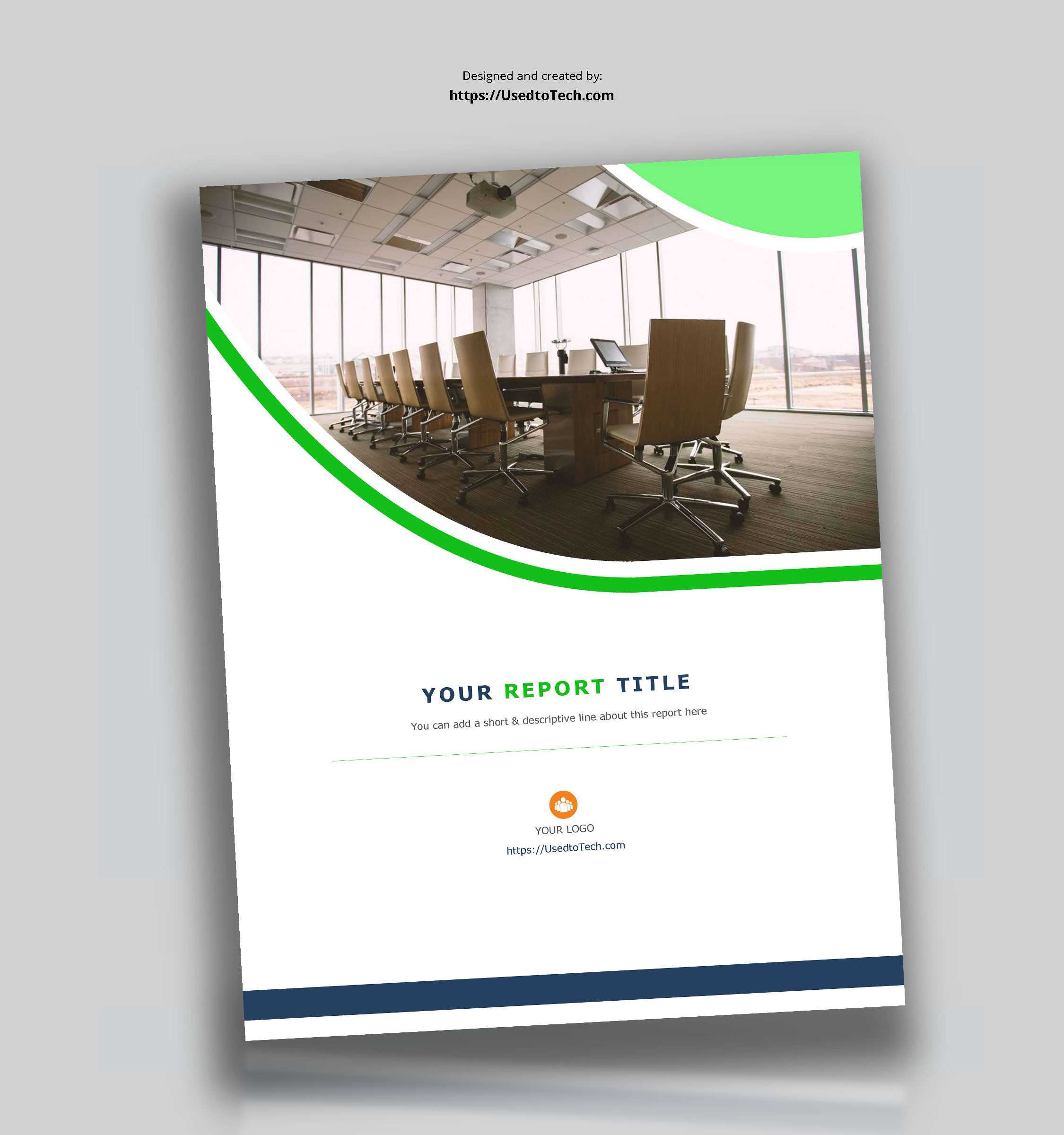 Corporate Report Design Template In Microsoft Word - Used To Inside Microsoft Word Templates Reports