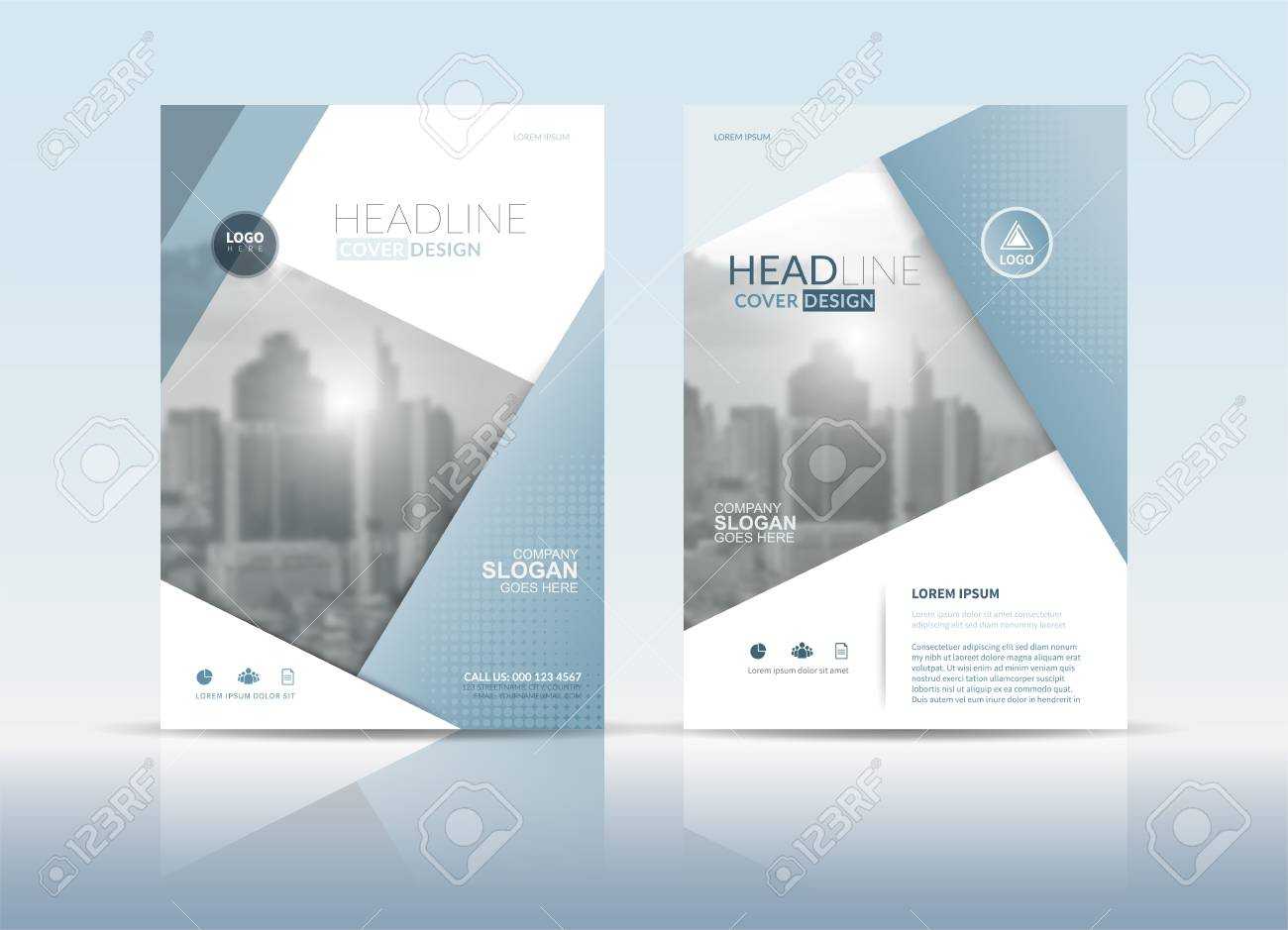 Cover Design Template, Annual Report Cover, Flyer, Presentation,.. With Regard To Cover Page For Annual Report Template