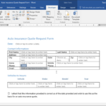 Create A Form In Word  Instructions And Video Lesson In Word 2010 Templates And Add Ins
