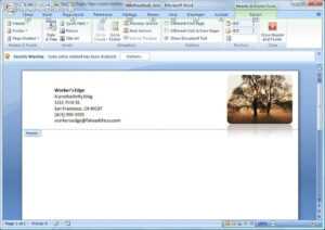 Create A Letterhead Template In Microsoft Word - Cnet in How To Create A Letterhead Template In Word