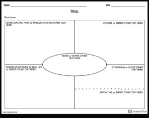 Create Vocabulary Worksheets | Vocabulary Templates throughout Vocabulary Words Worksheet Template