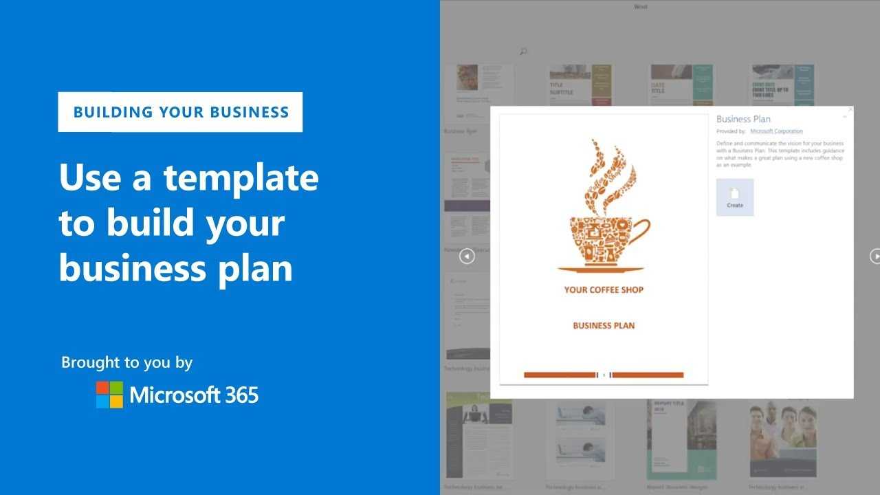 Create Your Business Plan With Templates In Microsoft Word Within Free Business Proposal Template Ms Word
