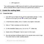 Creating Mailing Lables In Ibm Cognos 8 Report Studio – Pdf Regarding Cognos Report Design Document Template
