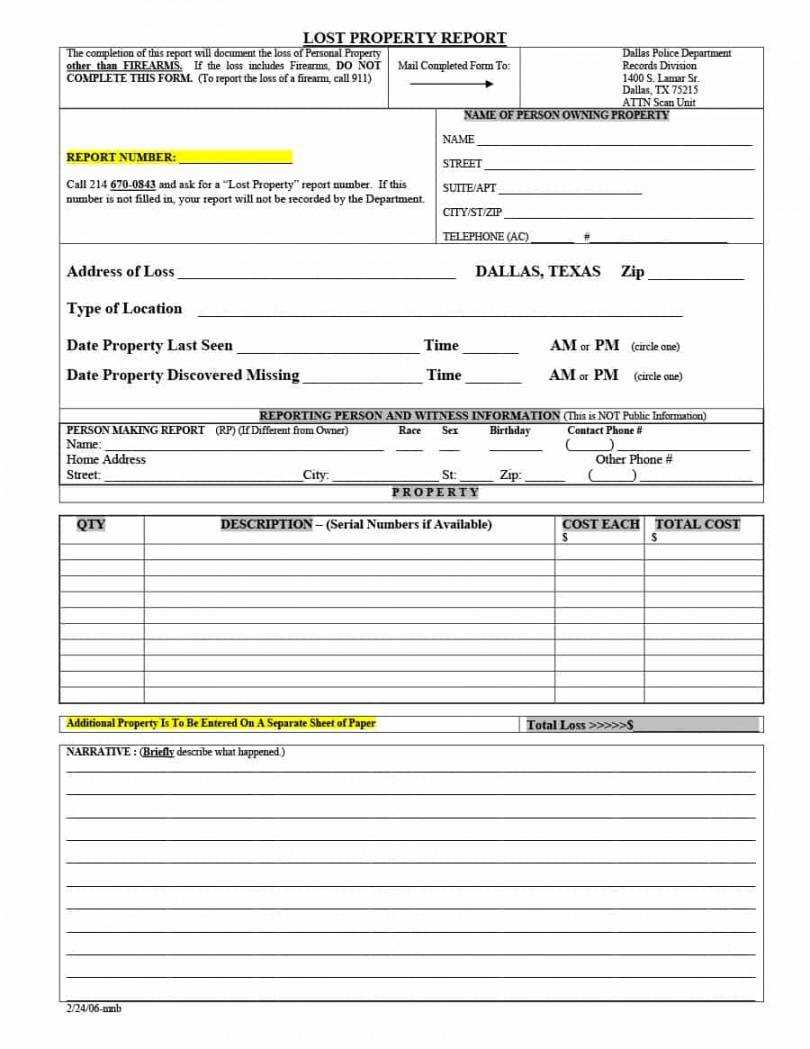 Crime Report Template Inside Fake Police Report Template